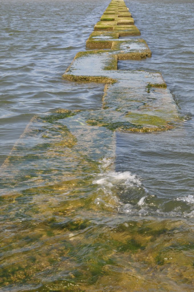 Die letzte Buhne vor Eemshaven
